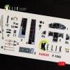 KELIK K48030 F-104J STARFIGHTER INTERIOR 3D DECALS FOR KINETIC KIT 1/48